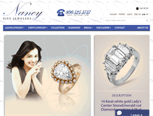 Tablet Screenshot of nancyfinejewelers.com